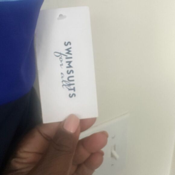 Swimsuits For All COLORBLOCK V-NECK ONE PIECE SWIMSUIT 16 - Picture 6 of 6